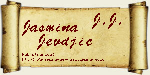 Jasmina Jevđić vizit kartica